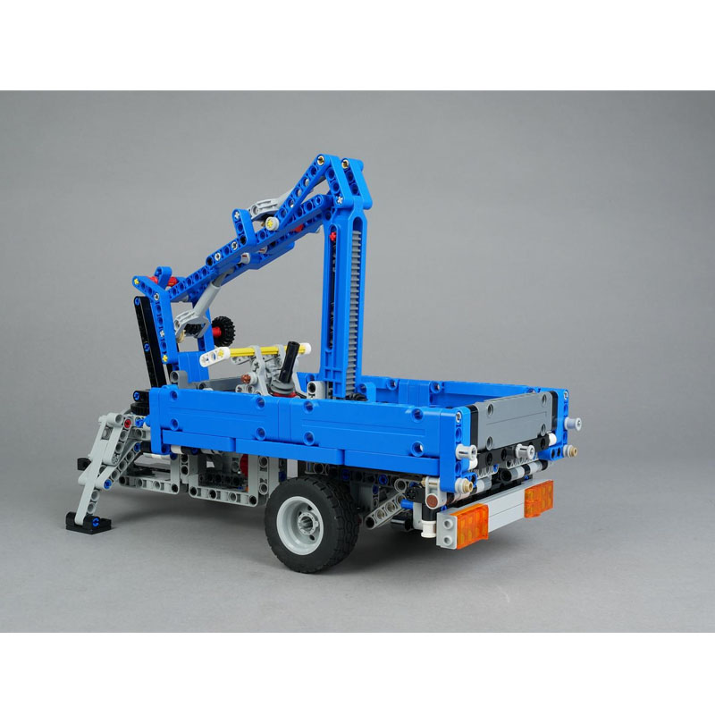 Farming Agriculture Model - โมเดลตัวต่อ MOC-213317 รถพ่วงขนส่งทางลาดสำหรับฟาร์มในเมือง 620 ชิ้น ของเล่นสำหรับผู้ใหญ่