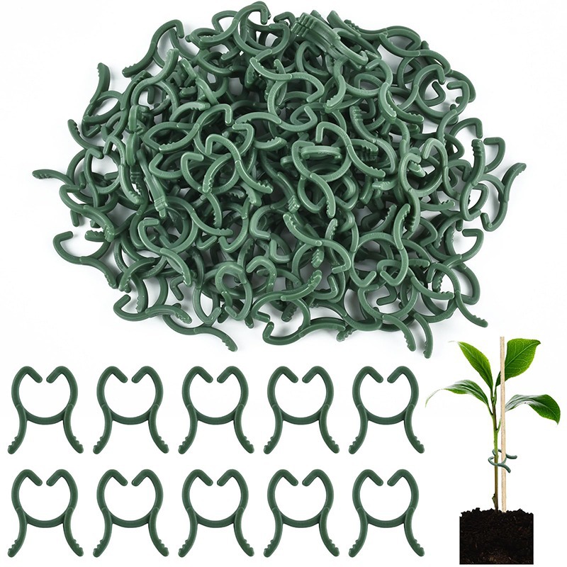 Agriculture Vertical Farming - คลิปหนีบต้นไม้ในสวน 50/100 ชิ้น สำหรับยึดต้นไม้แนวตั้ง ปลูกผัก ปลูกไม้เลื้อย