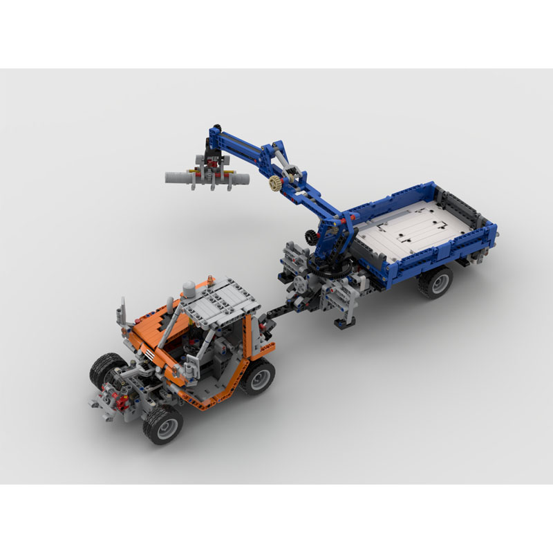 โมเดลตัวต่อ MOC-213317 รถพ่วงข - Farming Agriculture Model บทวิจารณ์และราคา