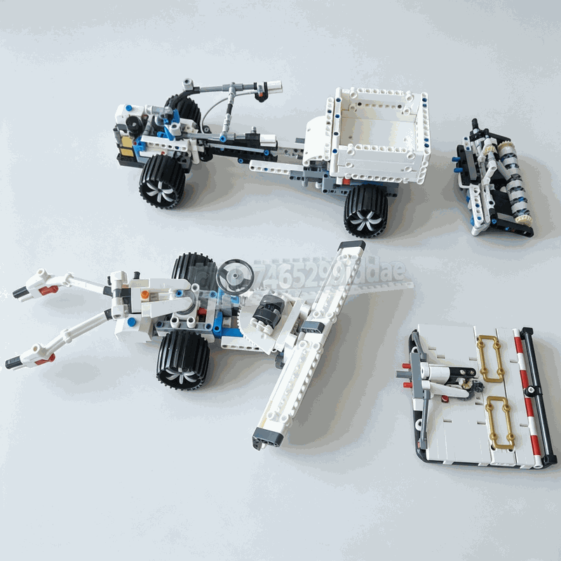 1021Parts MOC รถแทรกเตอร์ฟาร์ม - Farming Agriculture Model บทวิจารณ์และราคา