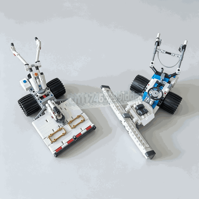 1021Parts MOC รถแทรกเตอร์ฟาร์ม - Farming Agriculture Model บทวิจารณ์และราคา