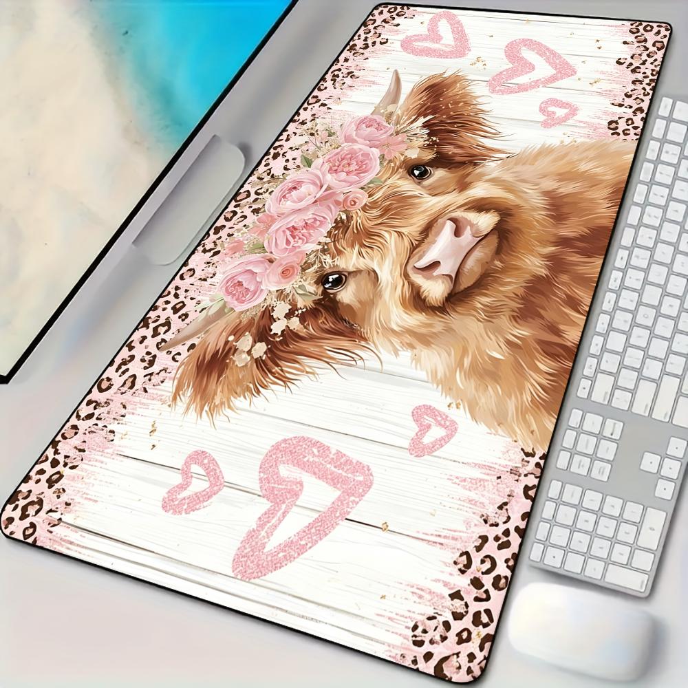 แผ่นรองเมาส์ลายเสือดาวและลายวั - Cow Mat Rubber บทวิจารณ์และราคา