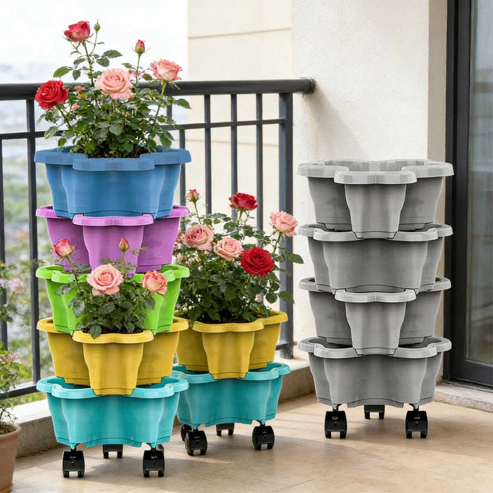 กระถางปลูกผักแบบแนวตั้ง ทนทานต - Agriculture Vertical Farming บทวิจารณ์และราคา