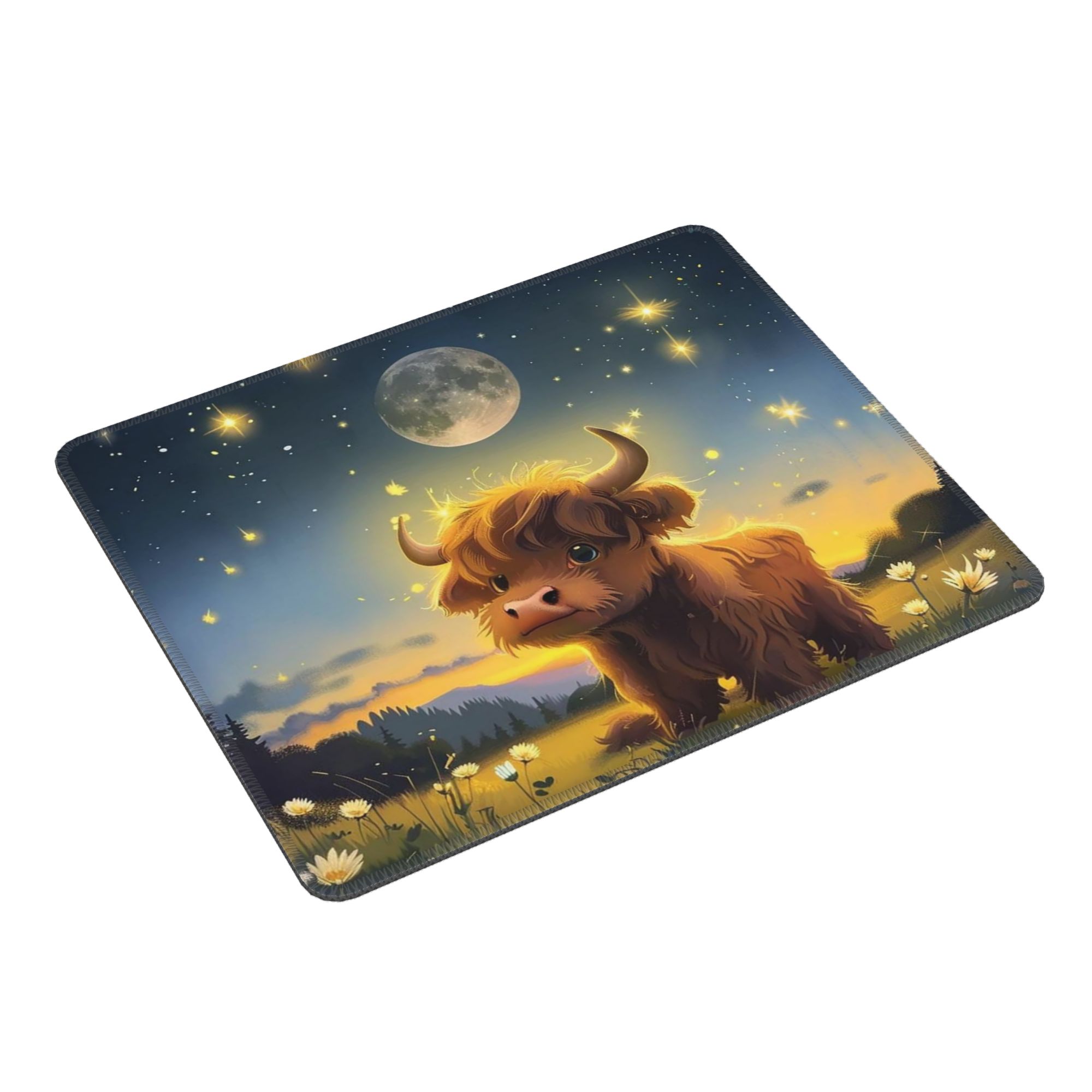 แผ่นรองเมาส์ลายวัวไฮแลนด์ในป่า - Cow Mat Rubber บทวิจารณ์และราคา