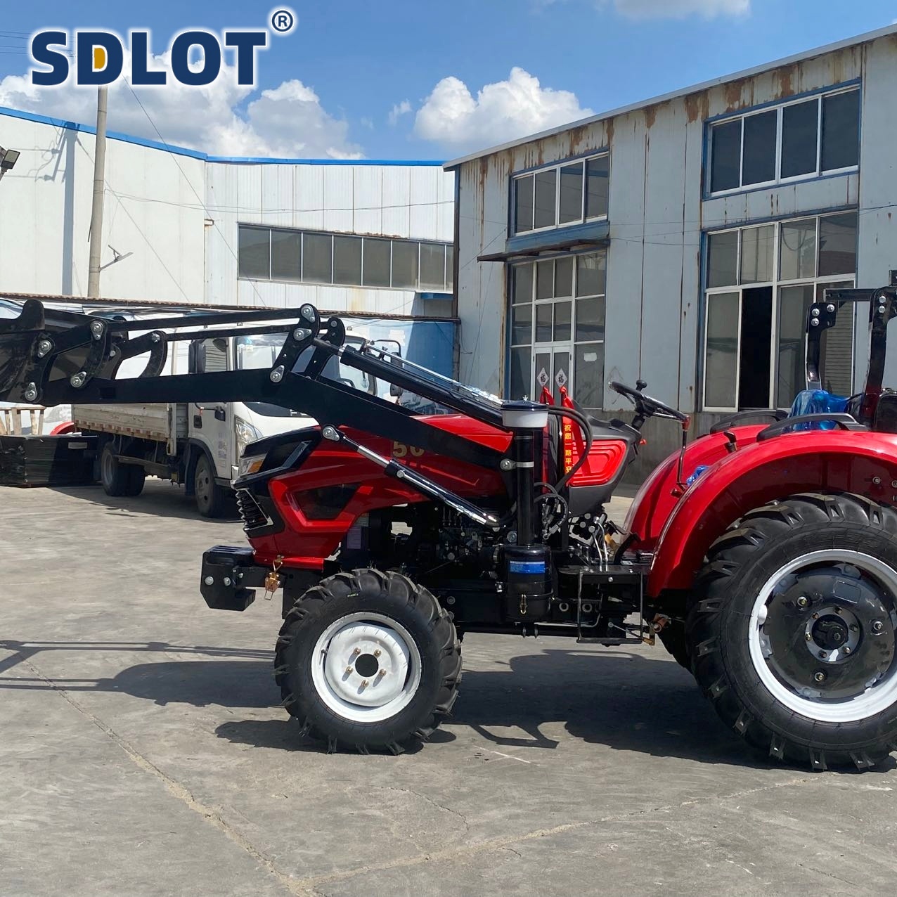 รถแทรกเตอร์ดีเซล 50 แรงม้า ขับ - Agriculture Farming Services บทวิจารณ์และราคา
