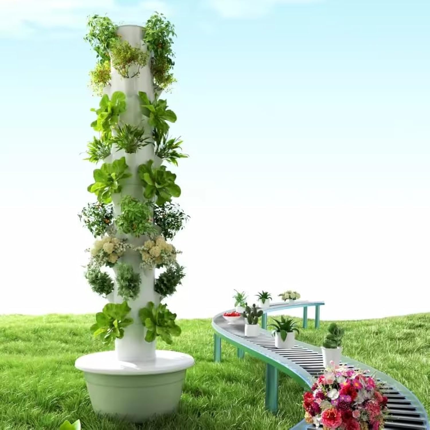หอปลูกพืชไฮโดรโปนิกส์แนวตั้งแบ - Agriculture Vertical Farming บทวิจารณ์และราคา
